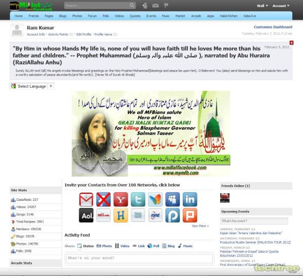 TechTree Blog: Millat Facebook Claims To Give Voice to 'Peaceful Muslims'...