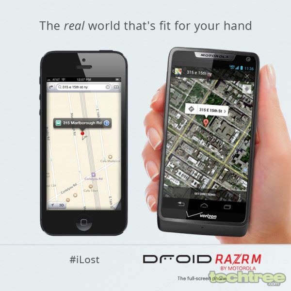 Motorola Pokes Fun At Apple Maps In New Ad
