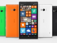 The Lumia 930 is available in Orange, Green, White, and Black